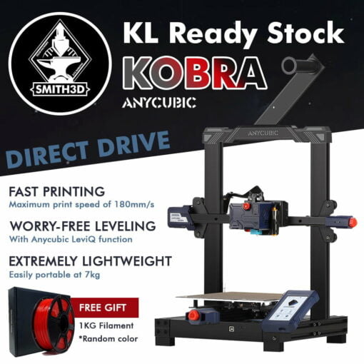 Anycubic kobra 3d printer auto leveling, fdm 3d printers with sleviq leveling and removable magnet plate 220x220x250mm