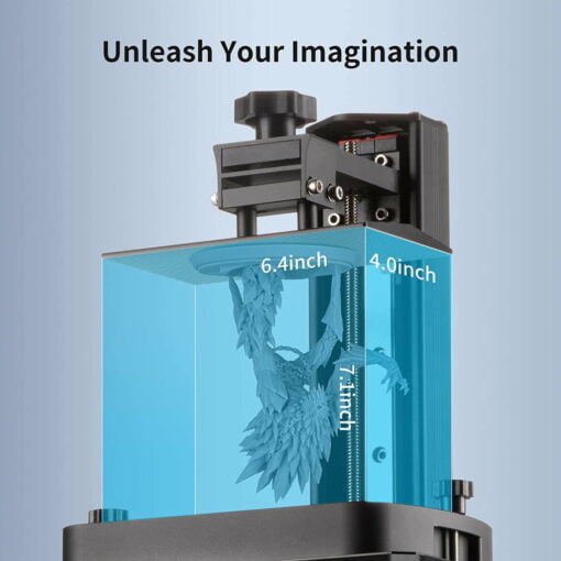 Anycubic photon m3 resin 3d printer, 7.6'' lcd sla uv 3d resin printer with 4k+ monochrome screen 163.9 x 102.4 x 180mm