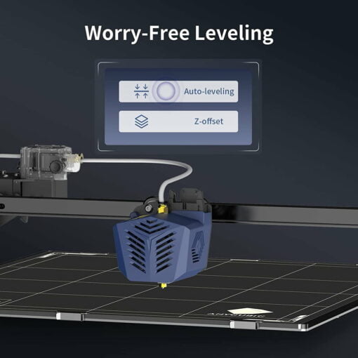 Anycubic kobra max 3d printer, smart auto leveling leviq leveling and filament run-out 400x400x450mm anycubic vyper huge