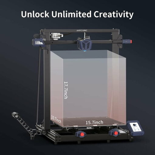 Anycubic kobra max 3d printer, smart auto leveling leviq leveling and filament run-out 400x400x450mm anycubic vyper huge