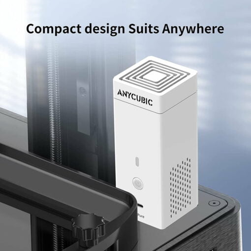 Anycubic mini air purifier, lightweight ultra quiet air purifier with high density activated carbon filter resin printer