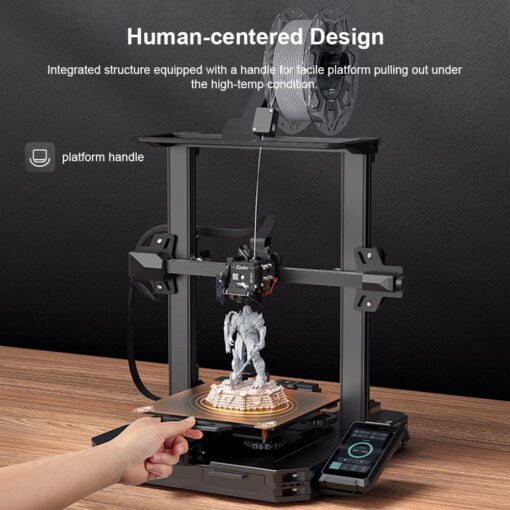 Ender 3 s1 pro 3d printer s1 upgrade with 300°c high-temperature nozzles pei flexi plate led light sprite auto level