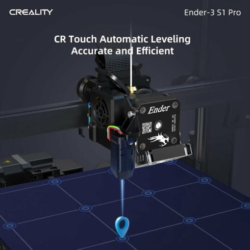 Ender 3 s1 pro 3d printer s1 upgrade with 300°c high-temperature nozzles pei flexi plate led light sprite auto level
