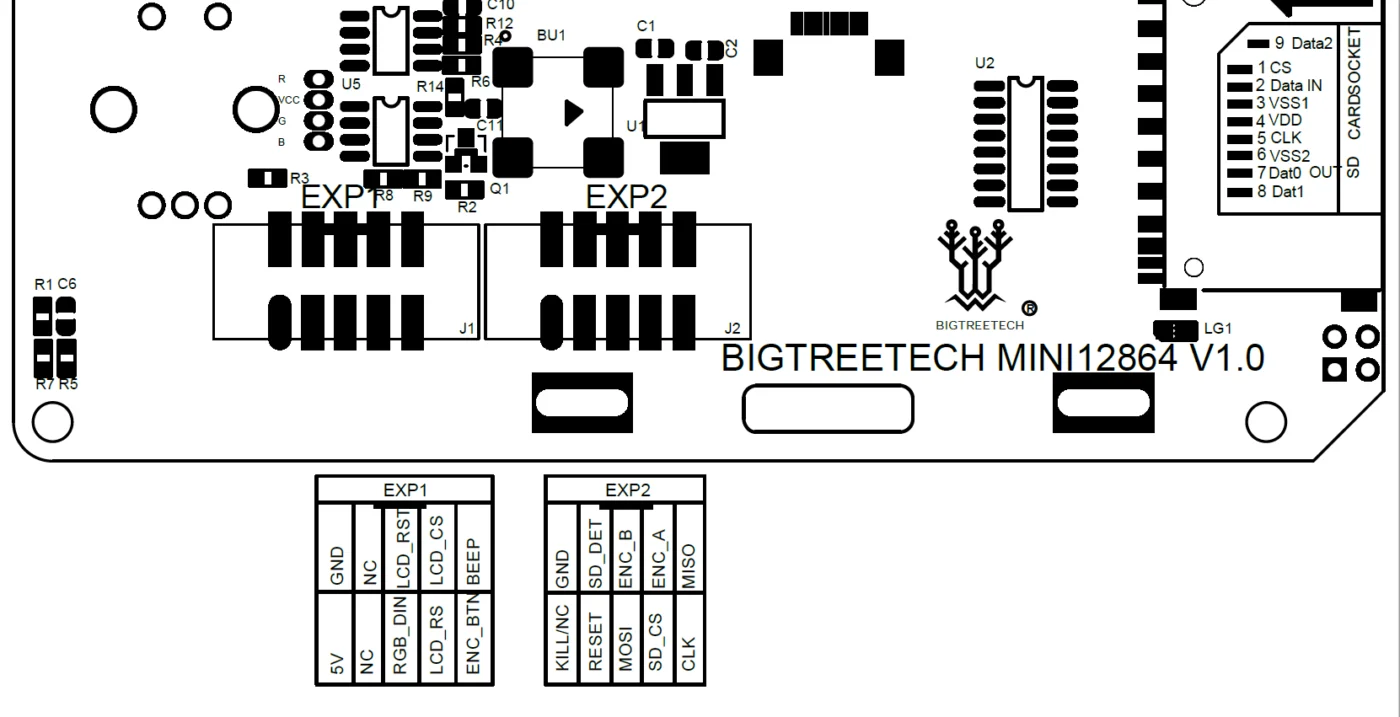 Guide to connect btt mini 12864 to skr mini e3 v3 Guide to connect btt mini 12864 to skr mini e3 v3