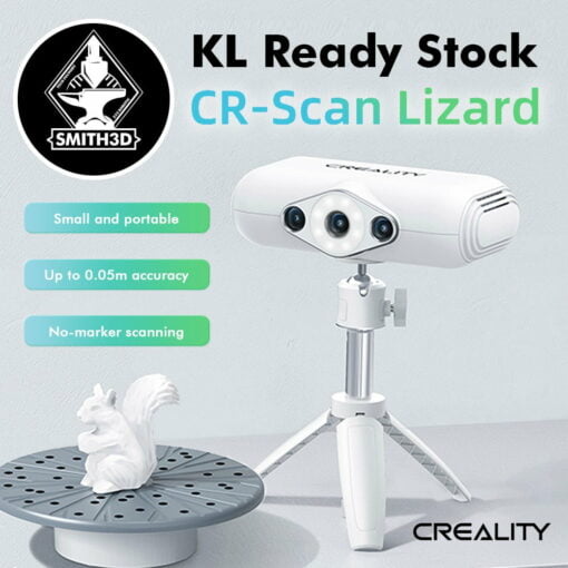 Creality cr-scan lizard 3d scanner portable handheld/auto mode 0.05mm high precision no marker quick scanning 2022 upgr