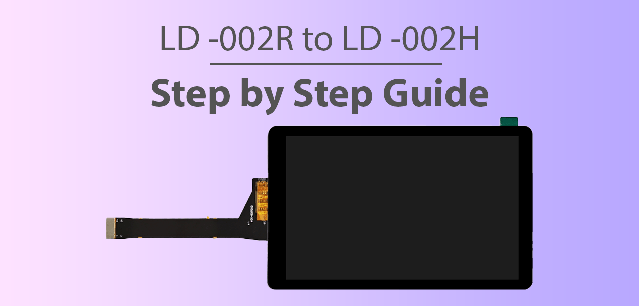 Convert creality ld-002r rbg to mono screen using ld-002h mono lcd step by step guide