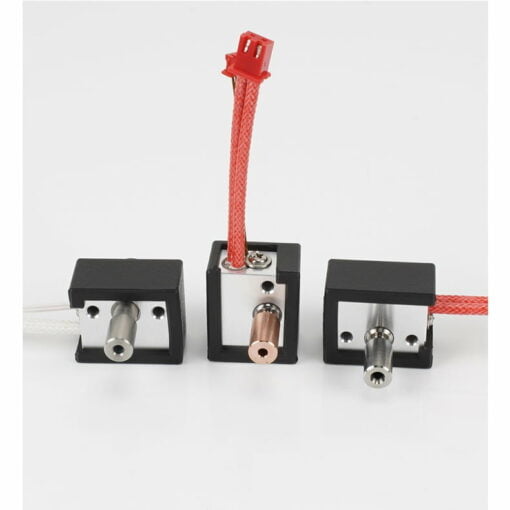 Heating block kit for creality ender 3 s1 series / cr10 smart pro / sermoon v1 heatbreak thermistor heater silicone sock