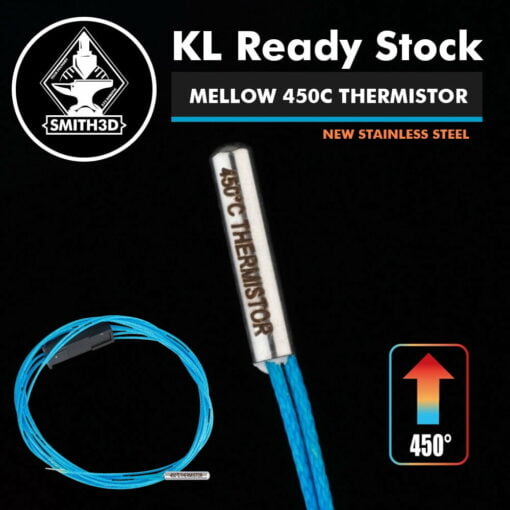 Mellow high temperature thermistor cartridge 450c for ender 3 v6 volcano mosmax nf-crazy heater block 3d printer parts