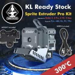 Sprite extruder pro kit 300℃ high temp all metal dual gear feeding design 3.5:1 gear ratio for ender 3 ender 3 v2 cr10