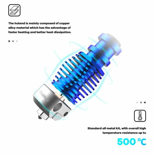 Phaetus dragonfly hotend bmo bimetal art design for bowden extruder vs v6 hotend 3d printer parts to ender 3 prusa