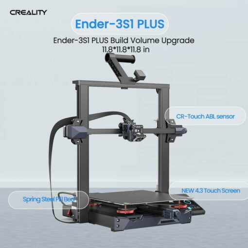 Ender-3 s1 plus 3d printer semi diy 300*300*300mm touch screen auto leveling dual z