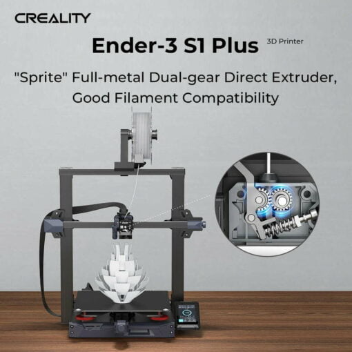 Ender-3 s1 plus 3d printer semi diy 300*300*300mm touch screen auto leveling dual z