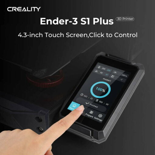 Ender-3 s1 plus 3d printer semi diy 300*300*300mm touch screen auto leveling dual z