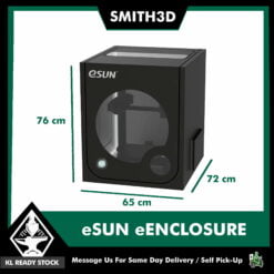 Esun eenclosure for 3d printers 65*76*72cm dual power outlet design