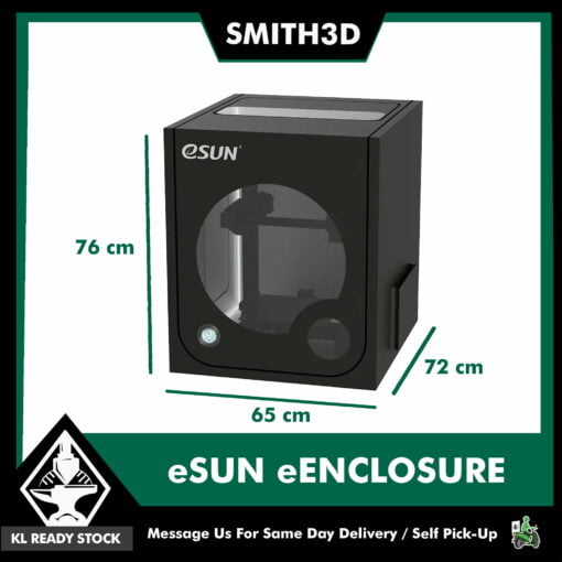 Esun eenclosure for 3d printers 65*76*72cm  dual power outlet design