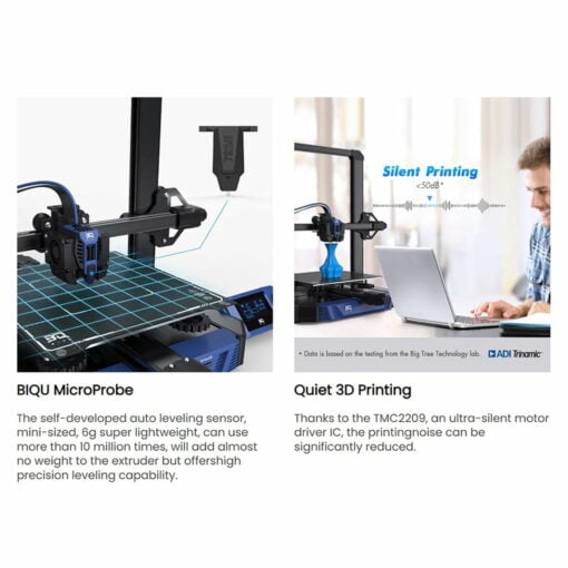 Biqu hurakan diy 3d printer | bigtreetech m4p+cb1 | out-of-the-box klipper printer | biqu microprobe