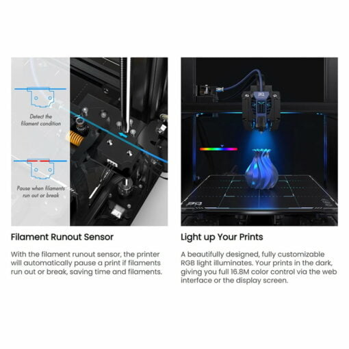 Biqu hurakan diy 3d printer | bigtreetech m4p+cb1 | out-of-the-box klipper printer | biqu microprobe