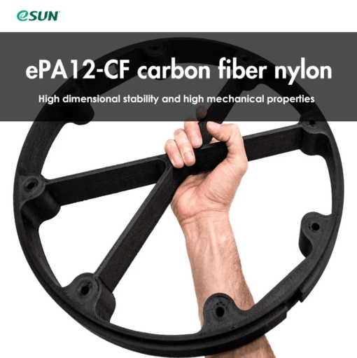 Esun epa12-cf 0.75kg 1.75mm - [new & improved] high temperature nylon carbon fiber for 3d printer