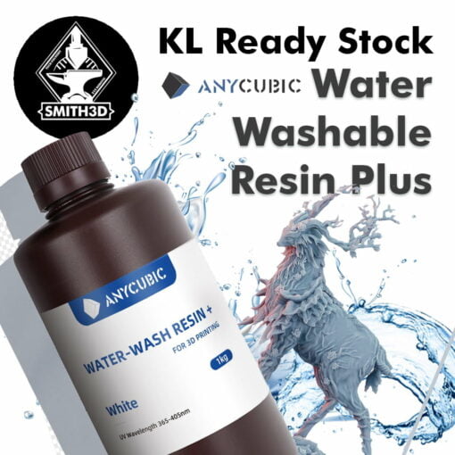 Anycubic water-wash resin 3d printers resin water-washable 365-405nm for lcd dlp
