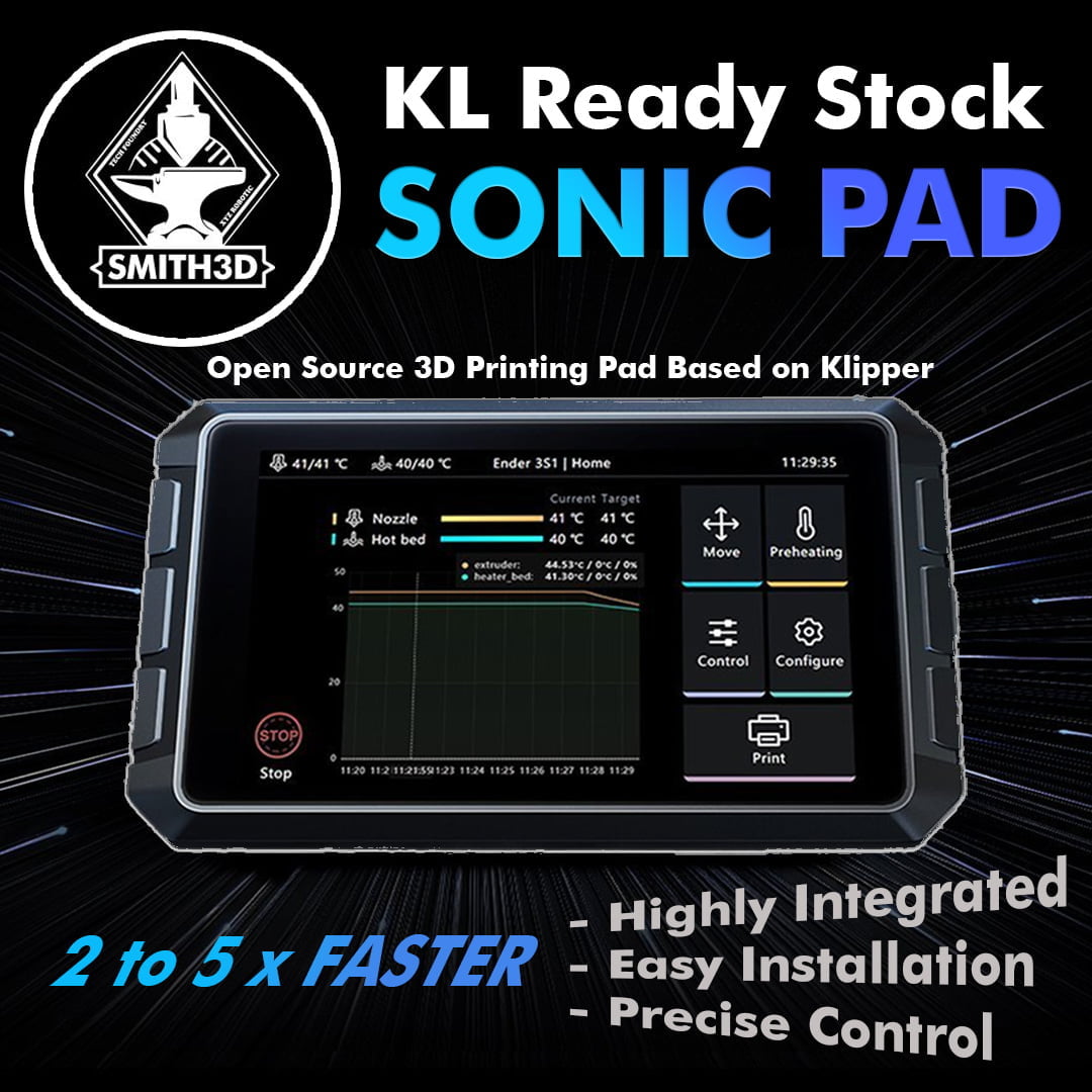 Creality Sonic Pad Klipper 2-5X Print Speed Up For Ender-3V2/Ender-3S1 -  Smith3D Malaysia