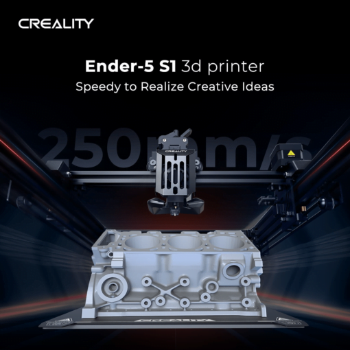 Creality ender 5 s1 3d printer 250mm/s high speed "sprite" direct extruder cr touch auto-leveling 220x220x280mm