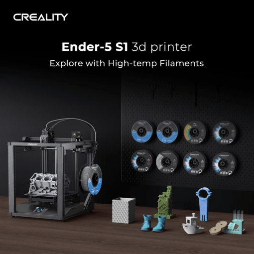 Creality ender 5 s1 3d printer 250mm/s high speed "sprite" direct extruder cr touch auto-leveling 220x220x280mm