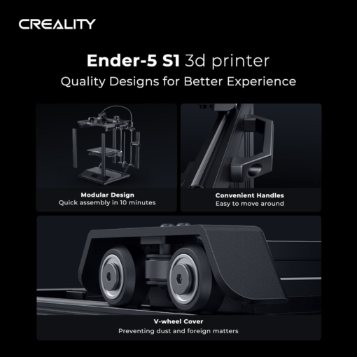 Creality ender 5 s1 3d printer 250mm/s high speed "sprite" direct extruder cr touch auto-leveling 220x220x280mm