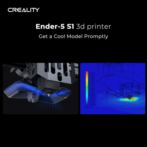 Creality ender 5 s1 3d printer 250mm/s high speed "sprite" direct extruder cr touch auto-leveling 220x220x280mm