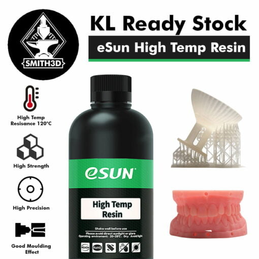 Esun high temperature resin for 3d printer 500g | mold | mechanical | dental | automobile | high temp