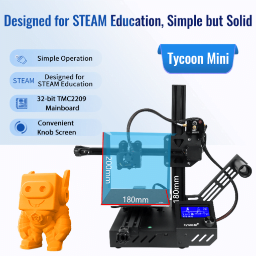 Kywoo mini – a delicate 3d printer designed for steam education