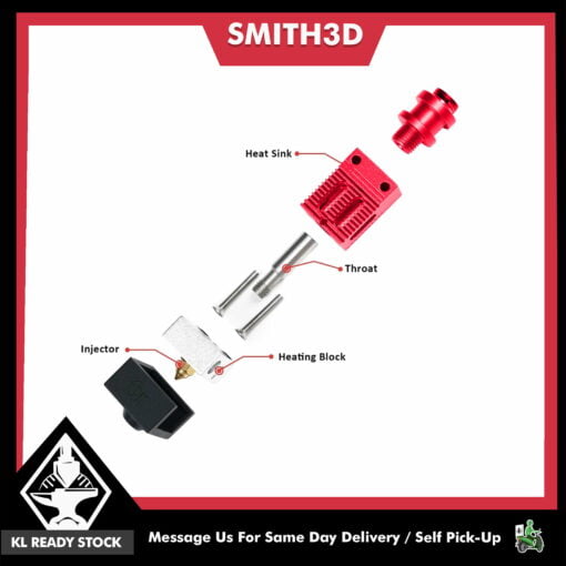 [new] ender 3 hotend upgrade kit compatible with e3d mount for cr10 ender series voron | j-head hotend extruder