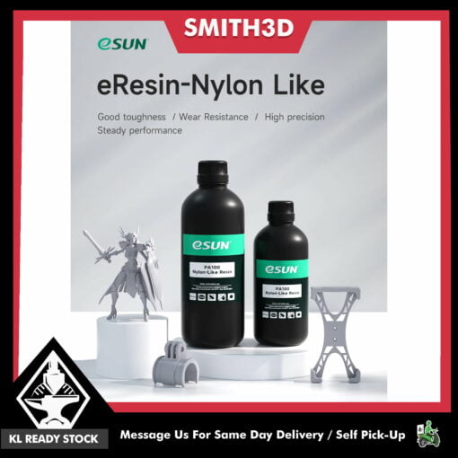 Esun pa100 nylon like resin 0.5kg  405nm uv resin lcd 3d photon uv curing photopolymer pa100 nylon resin 3d liquid resin