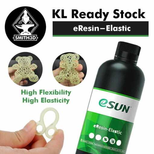 Esun eresin elastic 0.5kg 405nm flexible photopolymer resin for sla printing | high flexibility high elasticity