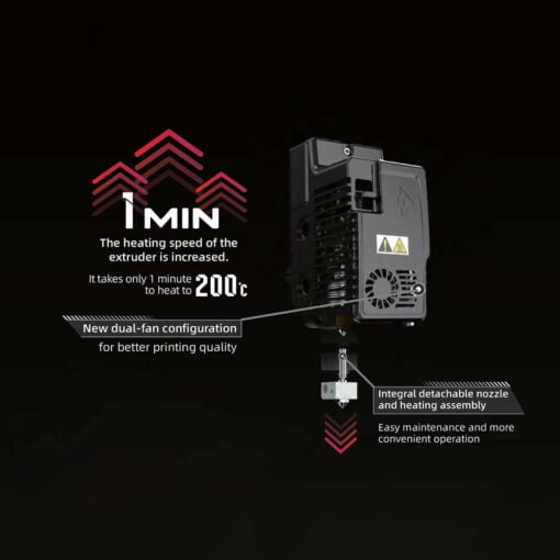 Flashforge creator 3 pro professional idex enclosed 3d printer independent dual extruder rapid temperature rise max 320℃