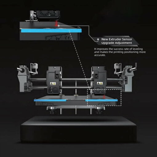 Flashforge creator 3 pro professional idex enclosed 3d printer independent dual extruder rapid temperature rise max 320℃