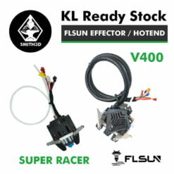 Flsun effector hotend 3d printer fl sun super racer v400 heatblock volcano heatsink thermistor heater catridge