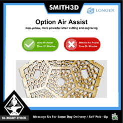 Longer ray5 laser engraver accessories air assist rotary roller honeycomb 400x400mm co2 acrylic cutter