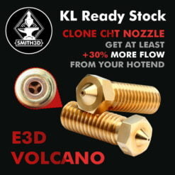 Volcano cht nozzle clone high flow 1.75mm universal for e3d volcano hot end 3d printing accessories v400 flsun x2
