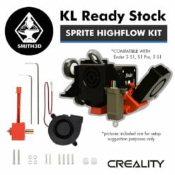 Creality 3d high flow kit sprite for ender-3 ender 3 s1 pro sonic pad 3d printer part 5015 cooling fan ender 5 s1