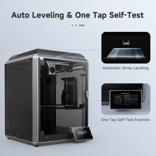 Creality k1 3d printer upgrade with 600mm/s printing speed 300°c high-temperature direct extruder bambulab alternative