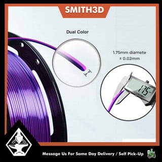 Smith3d dual-color pla filament silk quantum pla  1kg /spool 1.75mm for 3d printer multi color