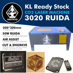 3020 ruida co2 laser cutting machine for acrylic, fabric, rubber, wood, glass 50w engraving and cutting power craft