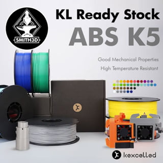 Kexcelled basic abs k5 (3d printing filament - 1.75mm 1.0kg/spool) for bambulab creality k1 easy print mechanical part