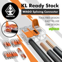 Wago splicing connector compact quick terminal with lever 212 series 212-412 / 413 / 415 / 2411 / 612 / 613 / 615