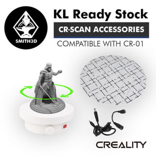 Cr-scan 01 scanner turntable control cable panel 360 degree for stable scanning adjustable battery usb rotating curing