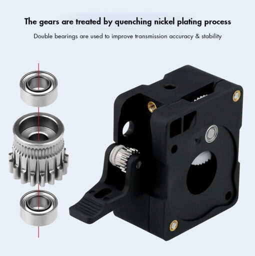 Haldis 3d hgt extruder integrated dual gear feeder (draft)