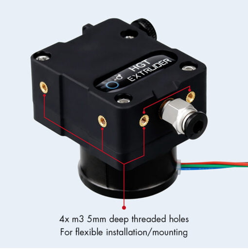 Haldis 3d hgt extruder integrated dual gear feeder (draft)