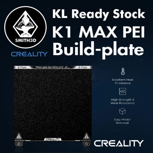 Creality k1 max(315*310mm) / smooth(235*235mm) pei build plate kit