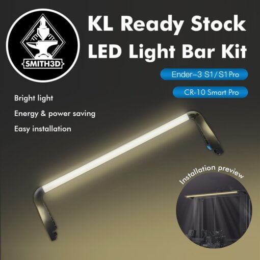 Creality ender-3 s1 / s1 pro / s1 plus led light bar kit 24v/5w chip energy power saving soft light