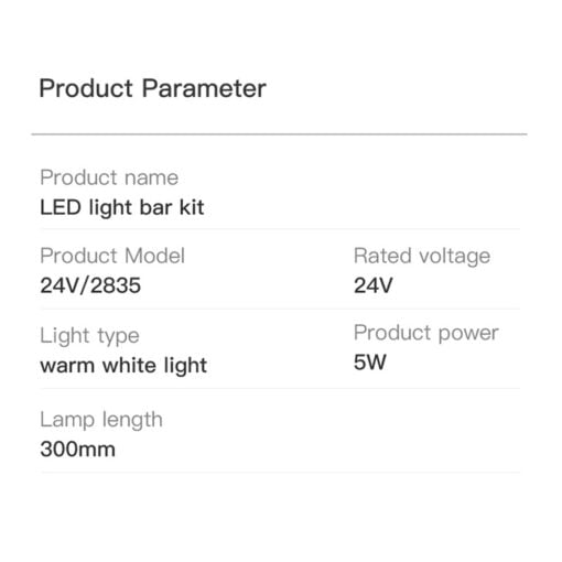 Creality ender-3 s1 / s1 pro / s1 plus led light bar kit 24v/5w chip energy power saving soft light